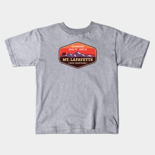 Mount Lafayette - New Hampshire - Appalachian Mountain Climbing Badge Kids T-Shirt